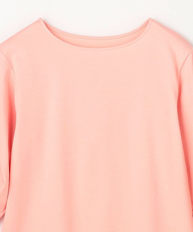 ANY 【WEB限定】シルケットスムースツイストスリーブカットソー ピンク