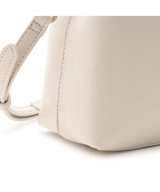 MioFIRANO STONE B001 ハンドバッグ LIGHT GRAY