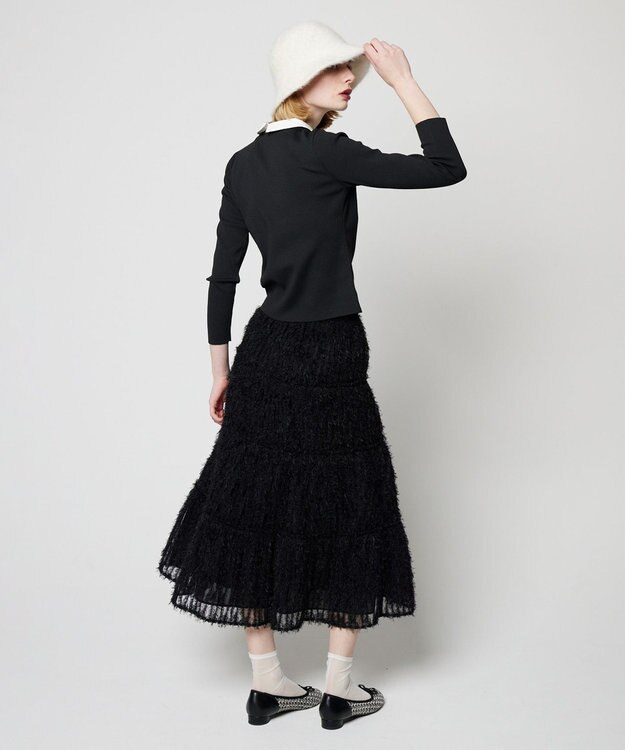 TOCCA 【洗える】GARDEN DEW ニットプルオーバー ブラック系