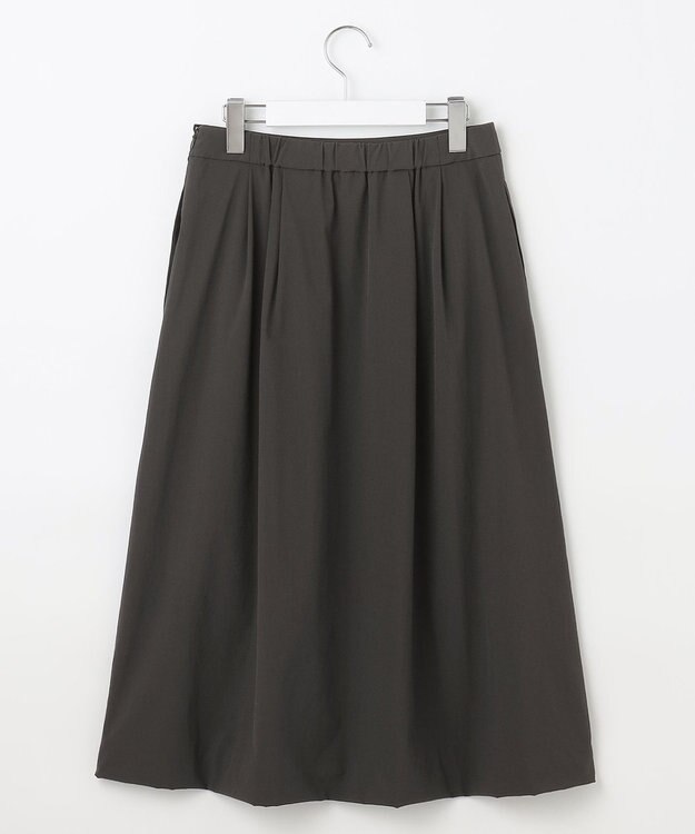 J.PRESS LADIES L 【洗える・撥水・接触冷感】アウトフィッター バルーン スカート グレー系