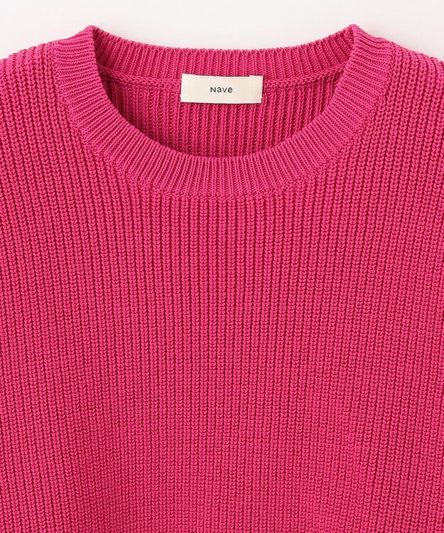 NAVE 【Nave 　洗える】ルピナス コットンニットトップス ローズ系