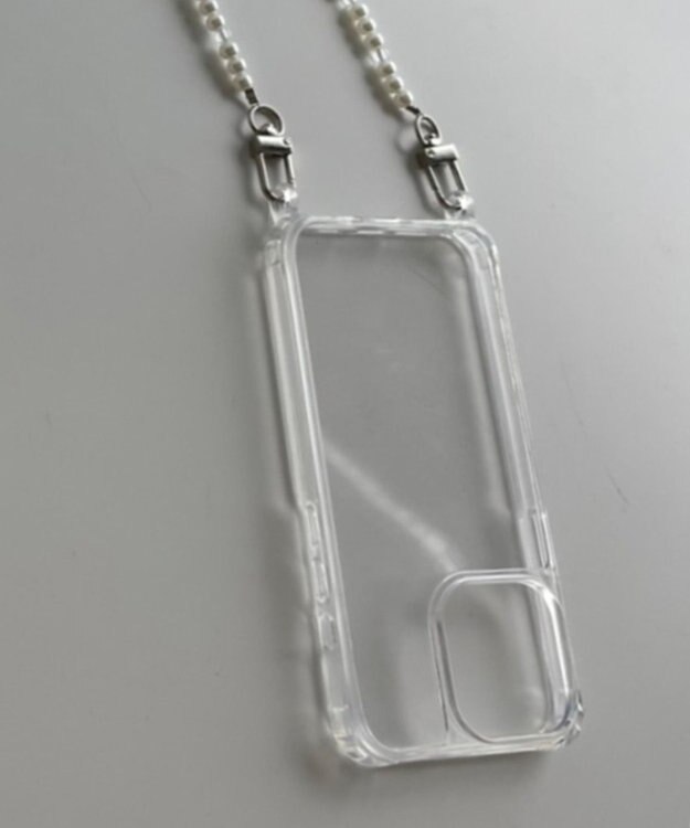 WEGO ストラップホール付きクリアiphoneケース 柄6