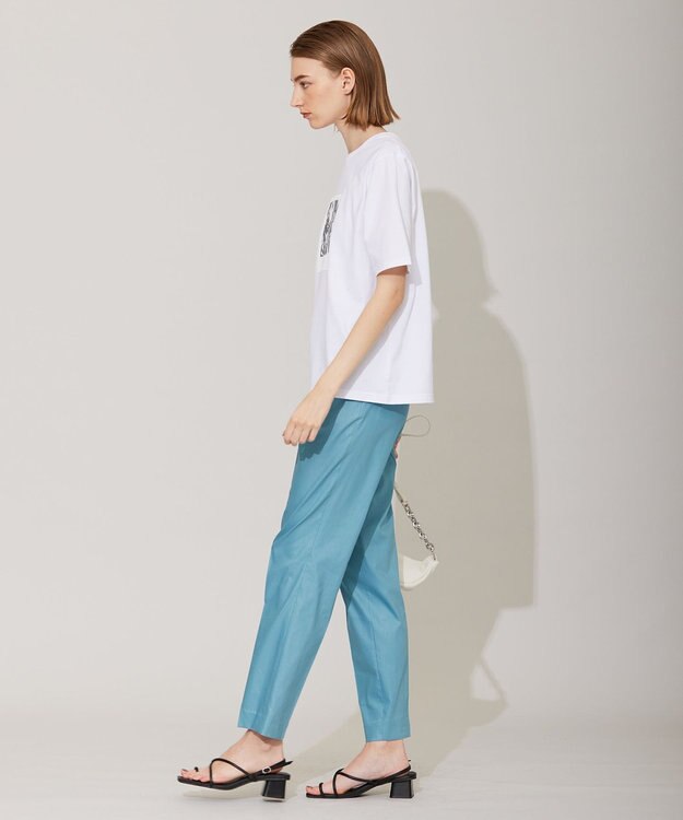 ICB 【洗える】 ロゴTEE カットソー オフホワイト系