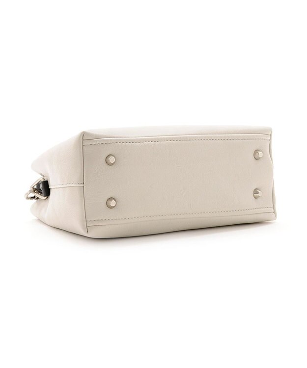 MioFIRANO STONE B001 ハンドバッグ LIGHT GRAY