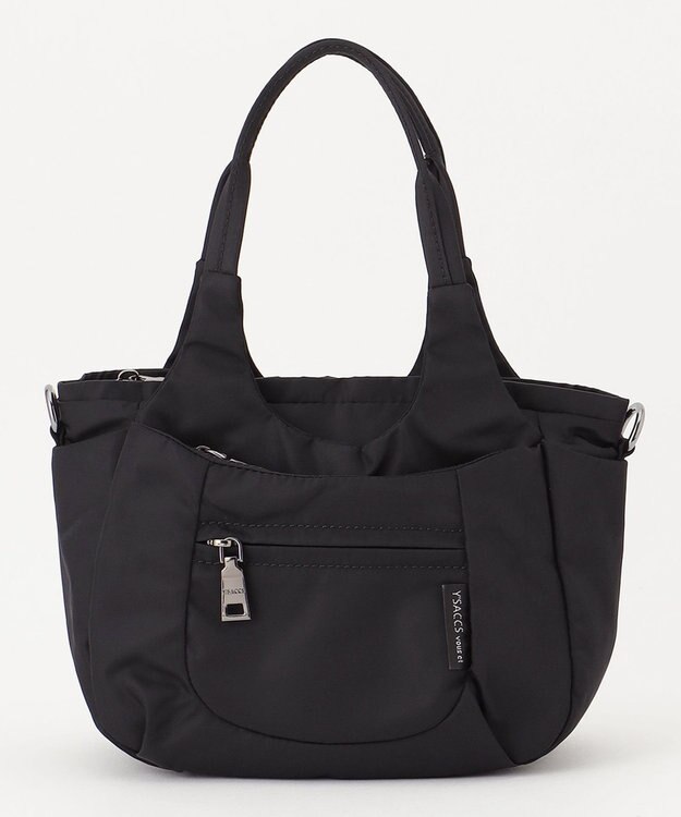 Y'SACCS 【Y’SACCS vous et】ラウンド2WAYミニトート ブラック