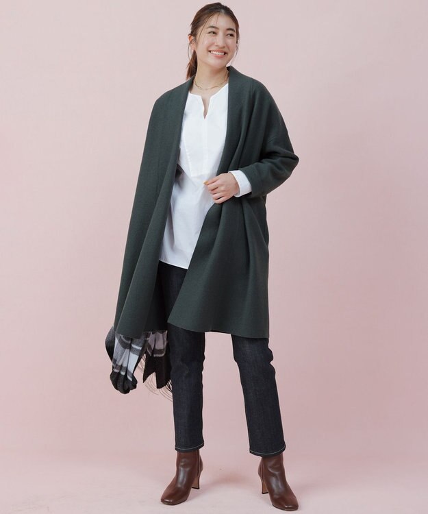 23区 S CANCLINI ブザム デザイン ブラウス ホワイト