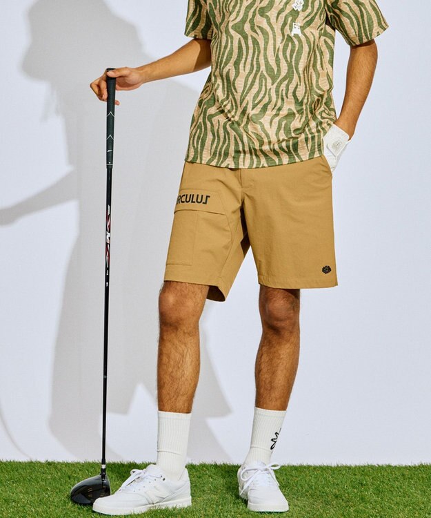 PW CIRCULUS 【MEN】カーゴショーツ ゴルフ ベージュ系