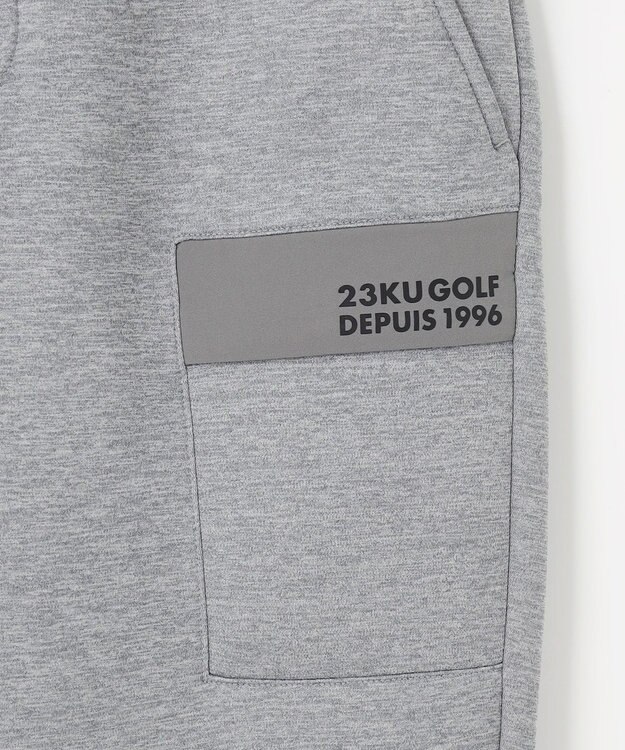 23区GOLF 【WOMEN】ダンボールニットパンツ 履き心地抜群でポケット付き！近所へのお出かけに◎ ライトグレー系