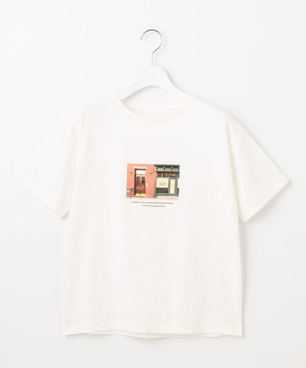 Feroux ヴィンテージフォトプリント Tシャツ ホワイト系