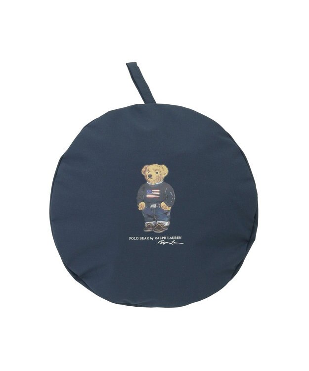 MOONBAT POLO RALPH LAUREN レインハット FLAG BEAR 撥水 ポケッタブル ネイビーブルー