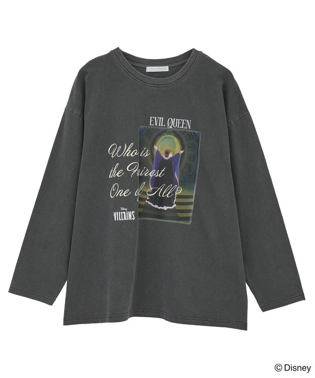 Green Parks VILLAINS/ピグメントプリント長袖Tシャツ Yellow