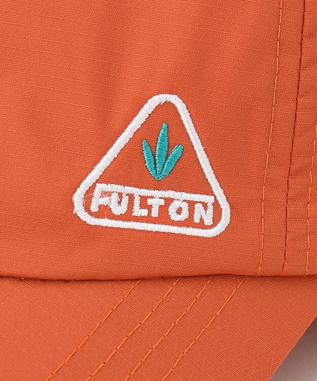 MOONBAT 【レイングッズ】フルトン (FULTON) ナイロンリップ 透湿・撥水レインキャップ オレンジ