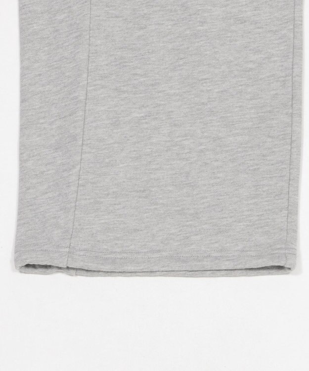 WEGO 【ウエストゴム/SMLサイズ展開】カーブデザインスウェットパンツ 杢グレー