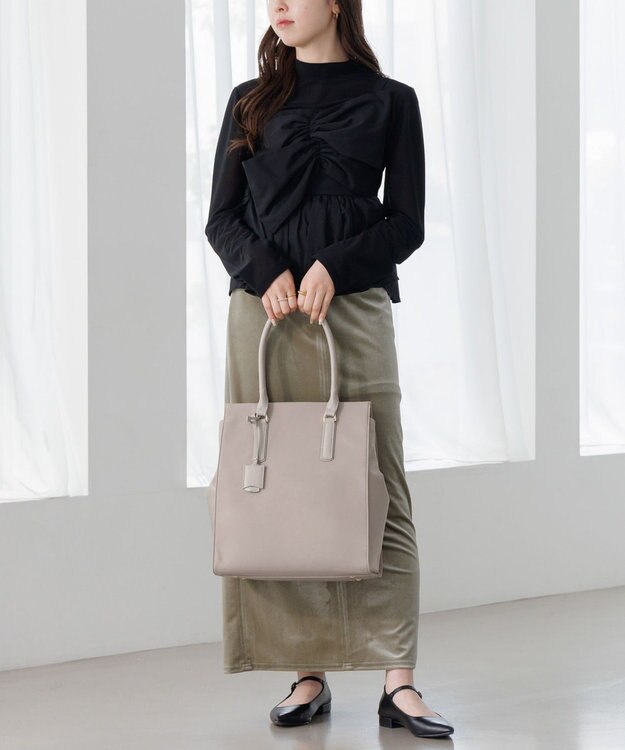 ACE BAGS & LUGGAGE Jewelna Rose OLバッグ・エト エアリィ 縦型トートバッグ 16272 モーヴグレー