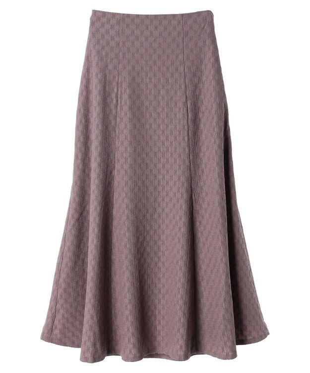 earth music&ecology ジャガードフレアスカート Pink