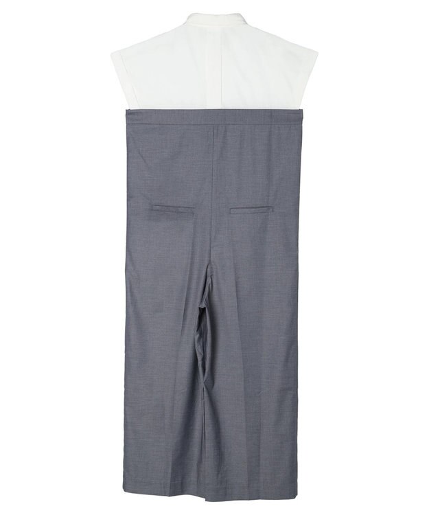 Green Parks シャツデザインロンパース Gray