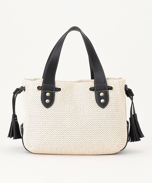 LA BAGAGERIE サイドタッセルサマートート　Sサイズ ホワイト