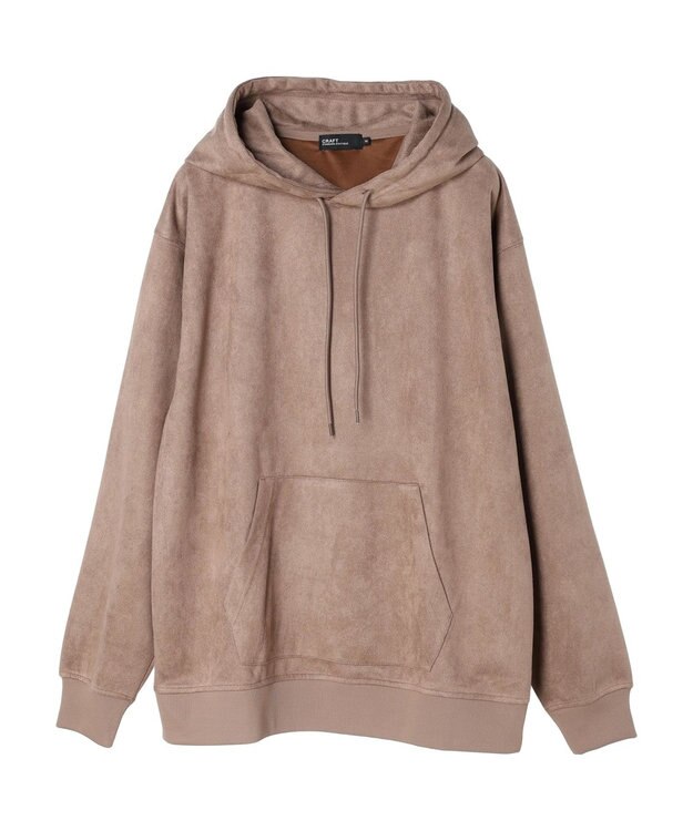 CRAFT STANDARD BOUTIQUE フェイクスエードプルパーカー Mocha