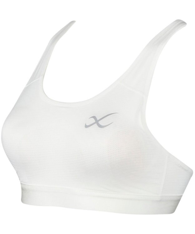 CW-X 【WOMEN】 CW-X スポーツブラ【高校生対応】 ノンワイヤー スポーツゆれケアブラ 成長期のバストのユレ・ズレをおさえる 吸汗速乾・抗菌防臭性(本体) 部活 トレーニング ジョギング ガールズ HTY024 /ワコール ホワイト