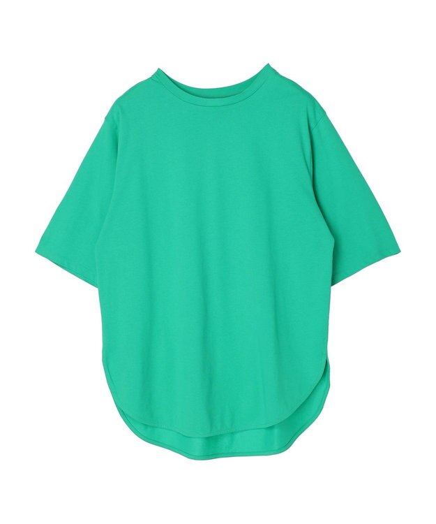 Green Parks 汗じみ防止５分袖チュニック Off White