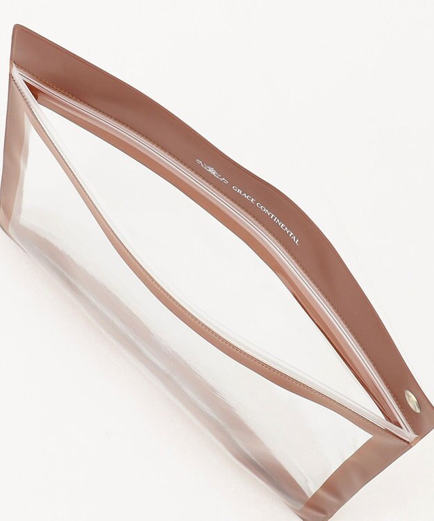 GRACE CONTINENTAL Fabricシェルポーチ グリーン