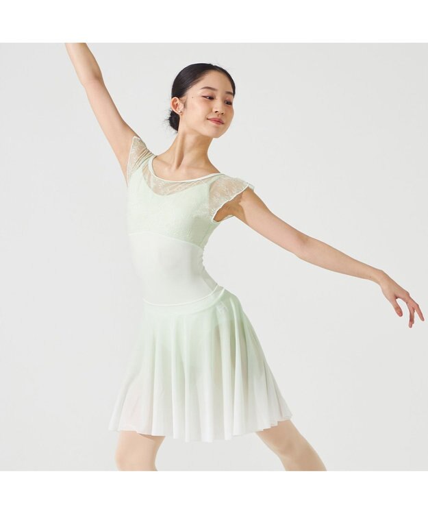 Chacott レオタード リーフグリーン