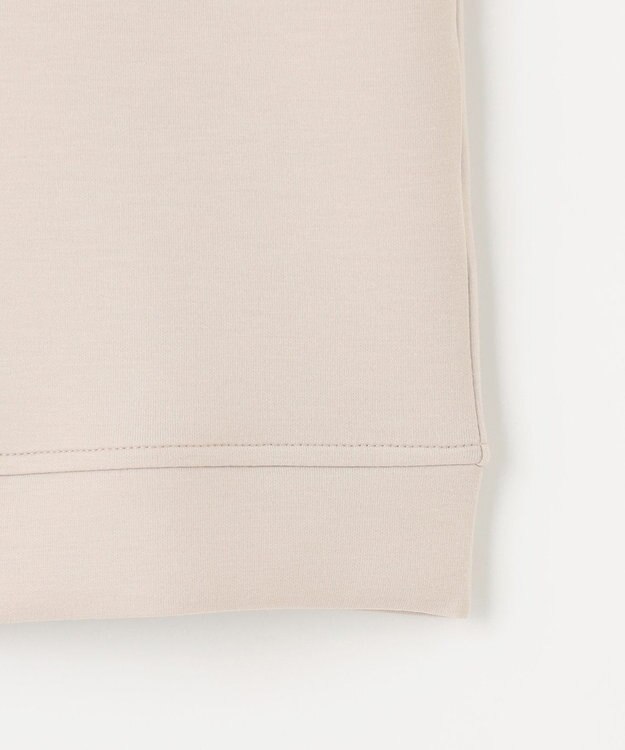 ANY L 【洗濯機可】ダンボールフレンチスリーブ ジップアップパーカー サンドベージュ