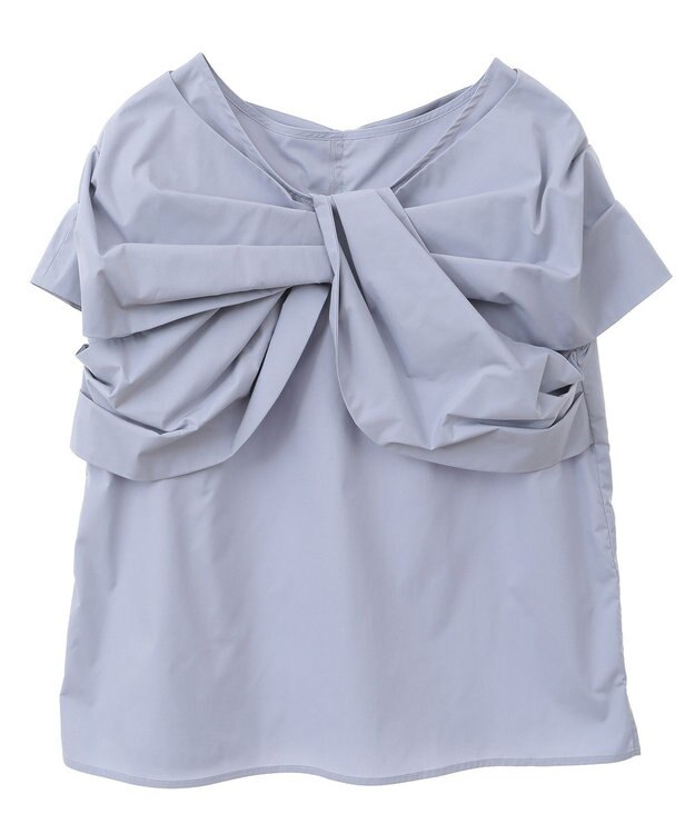 YECCA VECCA リボンデザインブラウス Blue