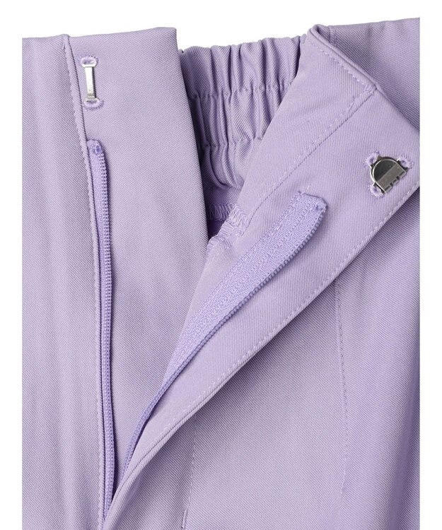 Green Parks 裾スリット／選べる美脚みえパンツ Lavender