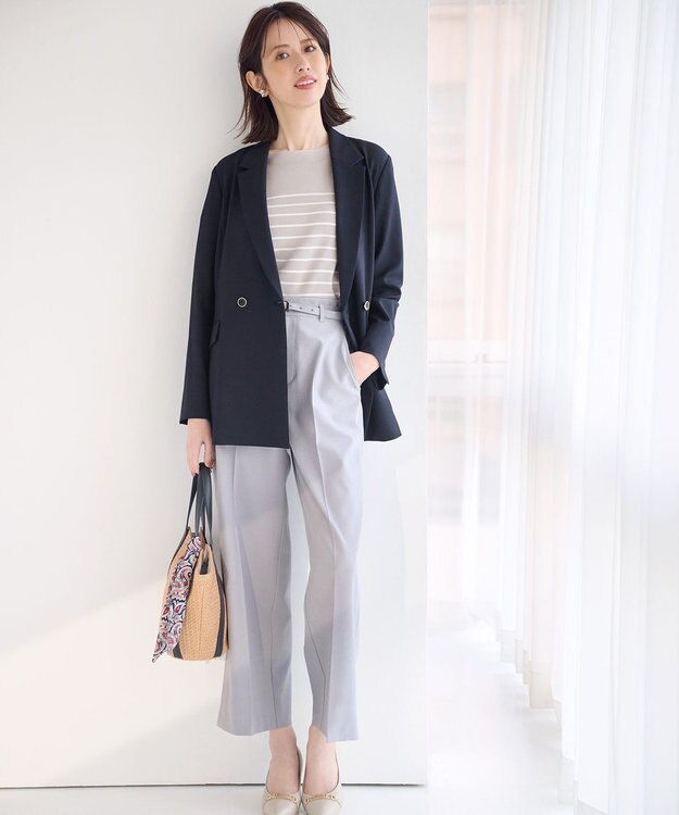 ANY SIS スカーフ付き カゴバッグ ナチュラル