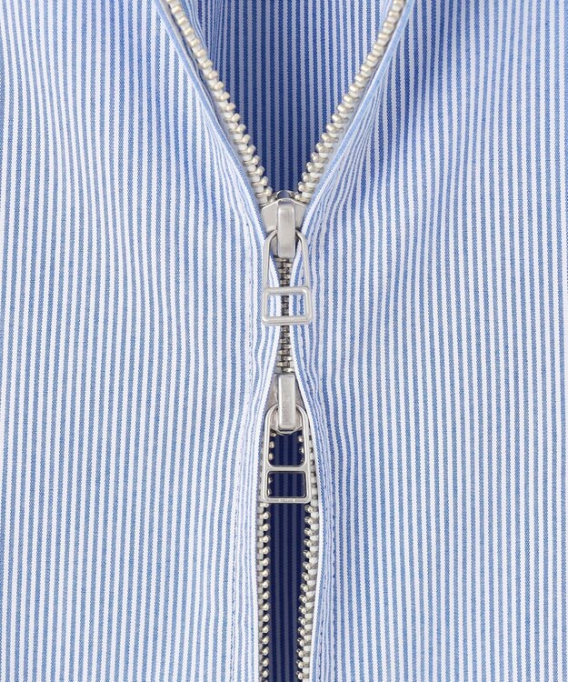 UNFILO MENS コットンライク ブルゾン ブルーストライプ