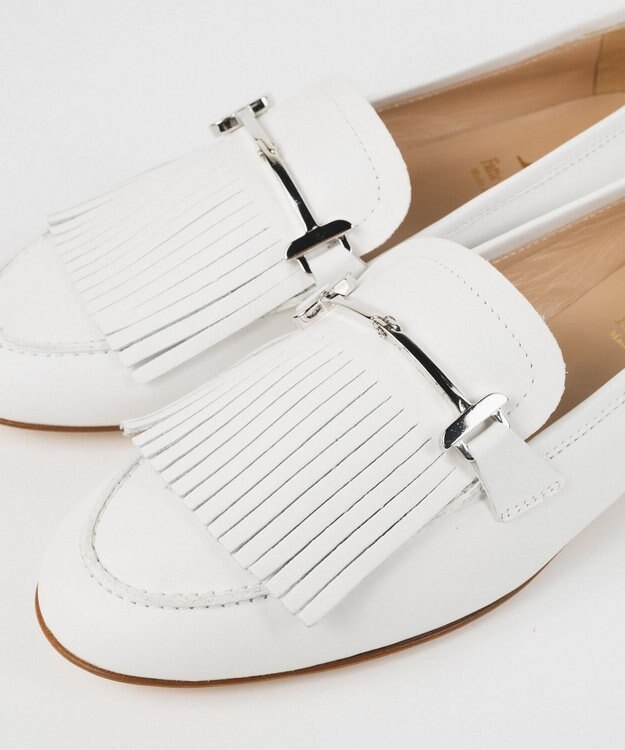 BONTRE 【LucaGrossi/ルカグロッシ】フリンジビットローファー/E758M-RS ホワイト