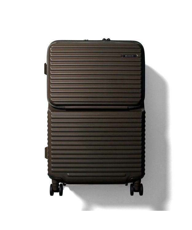 ACE BAGS & LUGGAGE EDGELINK クルーズボックスグリント スーツケース 64L フロントオープン 09143 エッジリンク ブラック