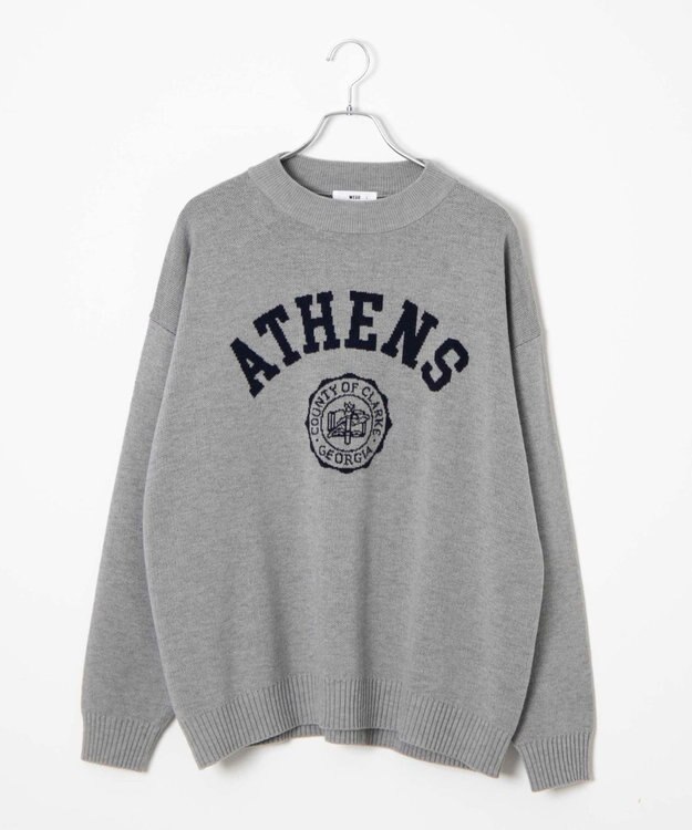 WEGO オーバーフィットジャガードプルオーバー 柄1