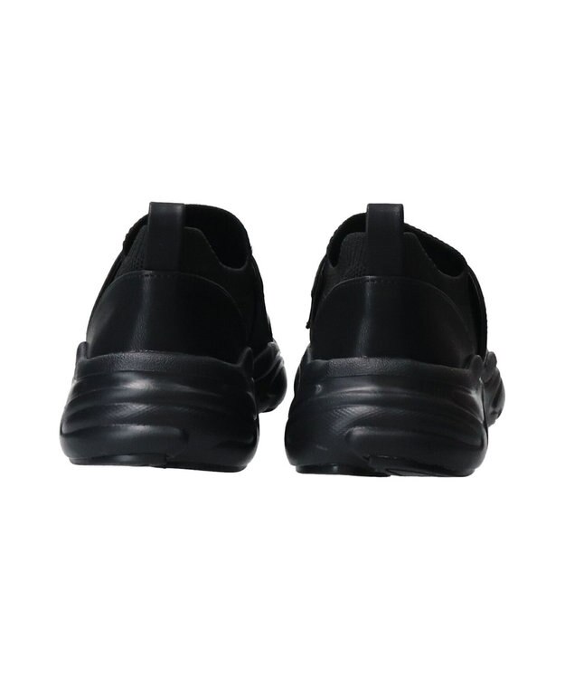 Bridget Birkin 【Bridget Birkin】ビジューバックルニットスニーカー ブラック雑材