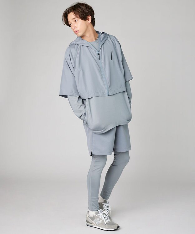 UNFILO 【ユニセックス】ACTIVE コンビハーフパンツ ブルー系