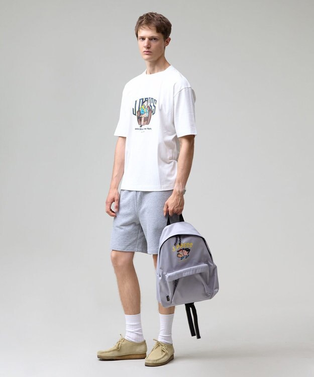 J.PRESS MEN 【AaronChang】【UNISEX】プリント Tシャツ ホワイト系