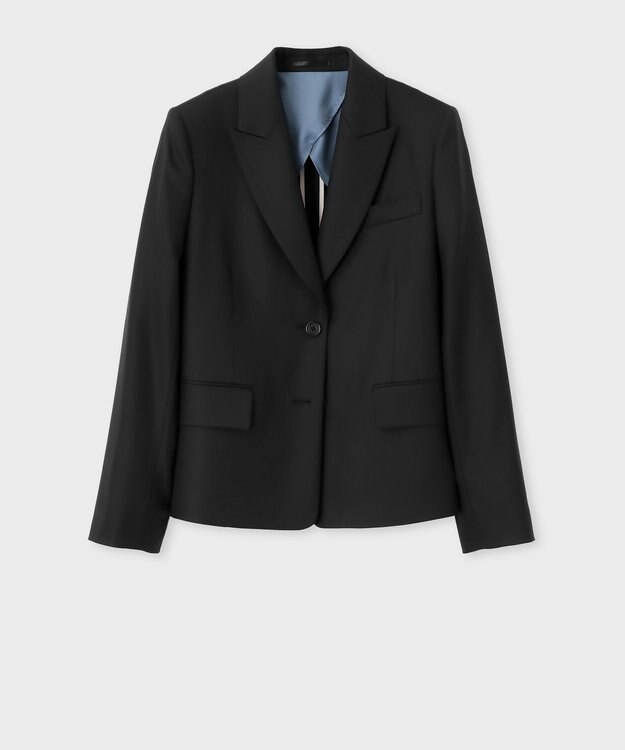 Paul Smith 【背抜き】トラベル ボックスジャケット ブラック