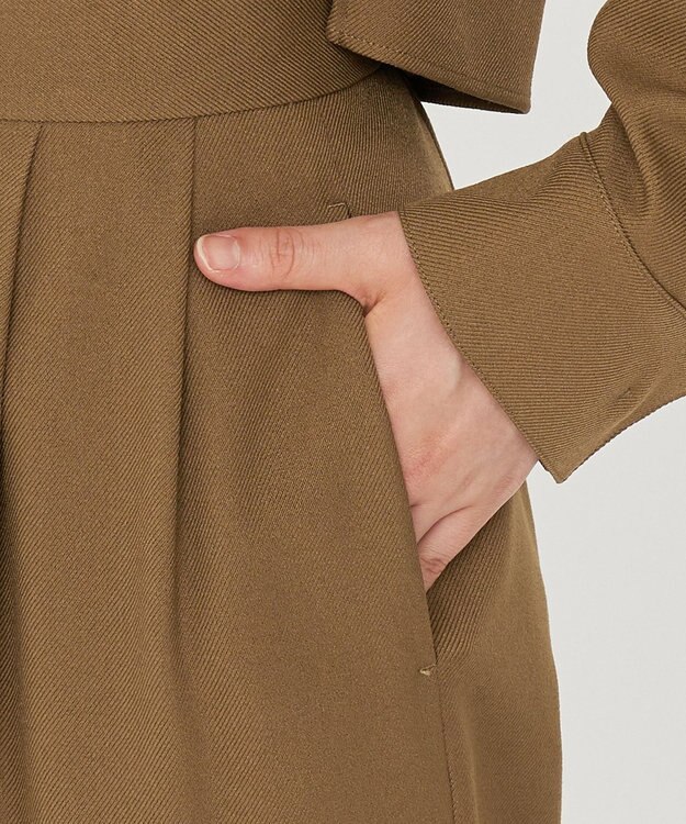 uncrave プレーンスーツ オールインワン（uncrave WHITE） ブラウンカーキ