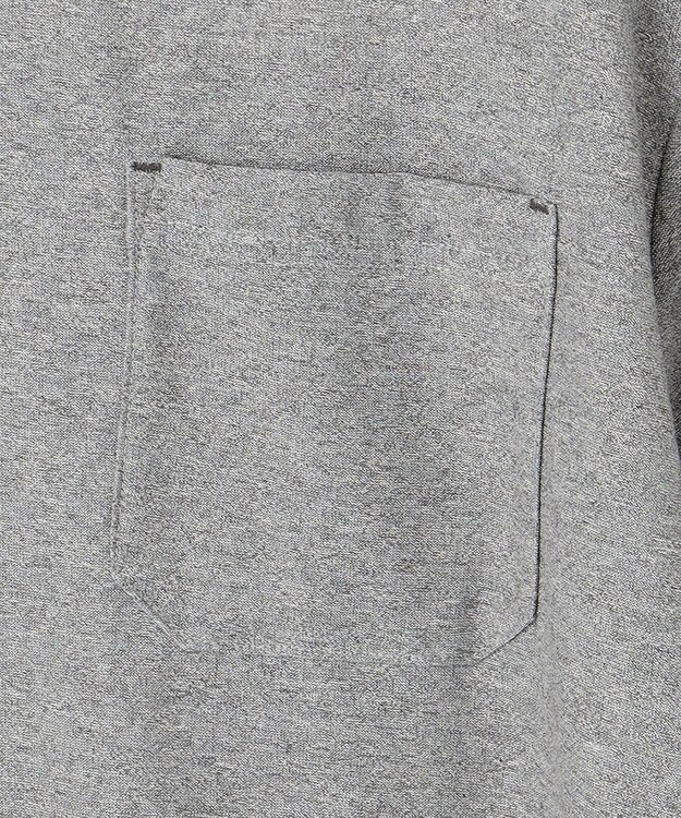 JOSEPH ABBOUD MOUNTAIN 【SPACE／UNISEX】オーガニックコットンスラブプレーティング天竺 Tシャツ ライトグレー系