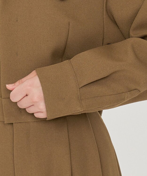 uncrave プレーンスーツ オールインワン（uncrave WHITE） ブラウンカーキ