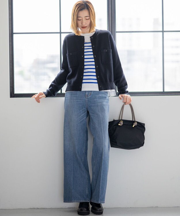 23区 VIOLAｄ’ORO ナイロン トート バッグ ブラック系