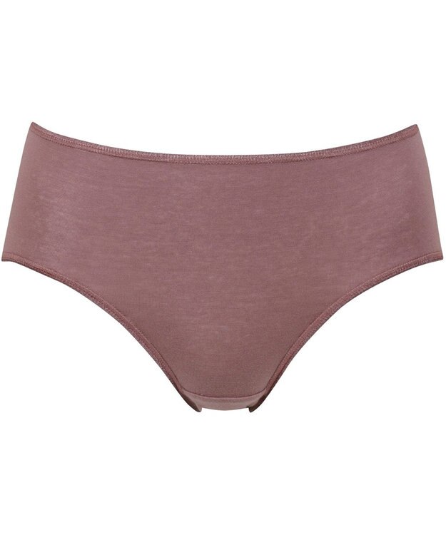 Wing ショーツ 【綿の贅沢オーガニック】 はきこみ丈ふつう EC2100 ウイング／ワコール ワイン