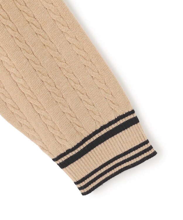 J.PRESS YORK STREET 【WOMEN】ラインハイゲージニット ベージュ系1