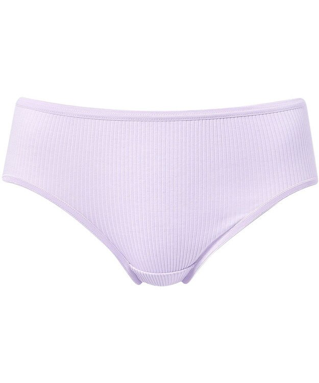 Wing ショーツ 【デイリーフィット リブ】 リブ素材(身生地部) はきこみ丈ふつう EC2400 ウイング／ワコール パープル