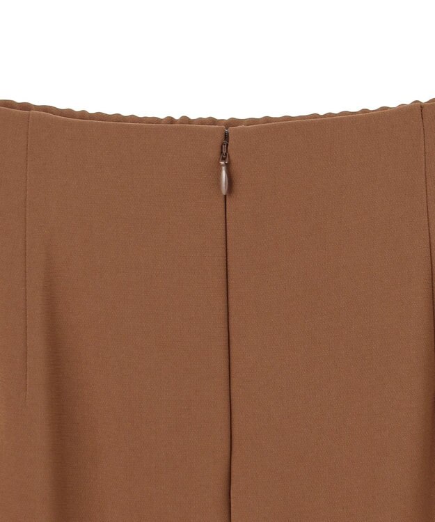 BEIGE， 【VERY NaVY掲載】GYPSUM / シルキータッチ  Iラインロングスカート Brown