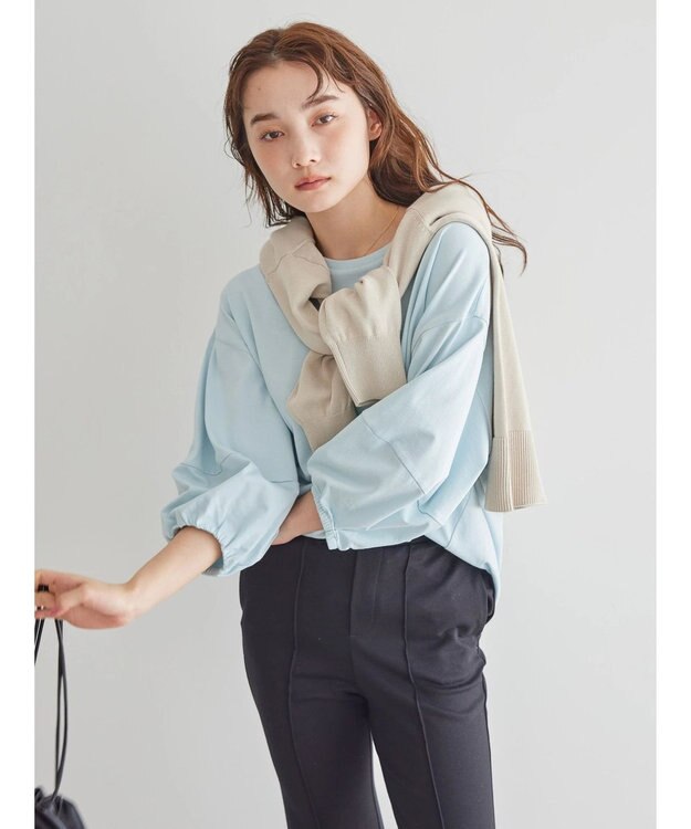 AMERICAN HOLIC 袖ボリューム半袖カットプルオーバー Off White