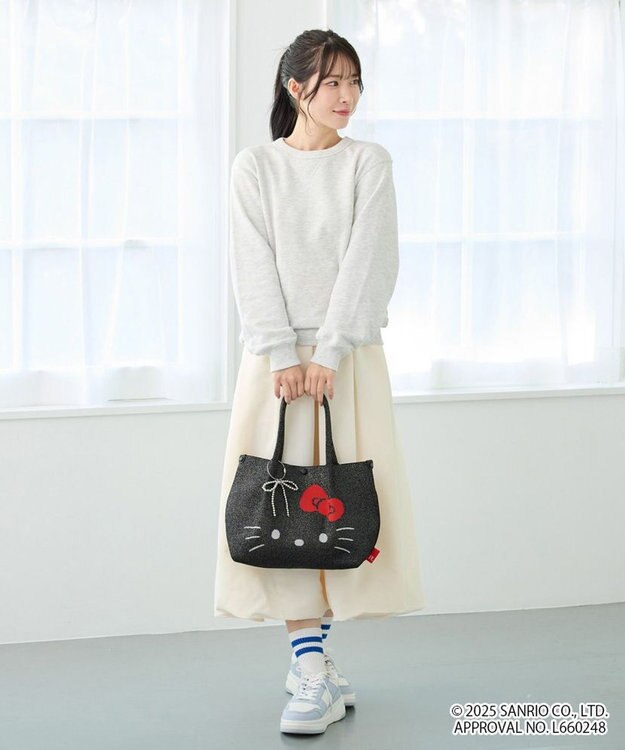 ROOTOTE 8462【ルートート】サンリオ. IP.デリ.ルフル.ハローキティ-B 01：ブラック