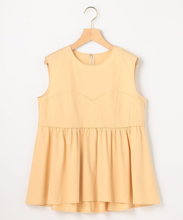 組曲 【先行予約・WEB限定】サマージャージー ペプラムカットソー イエロー系