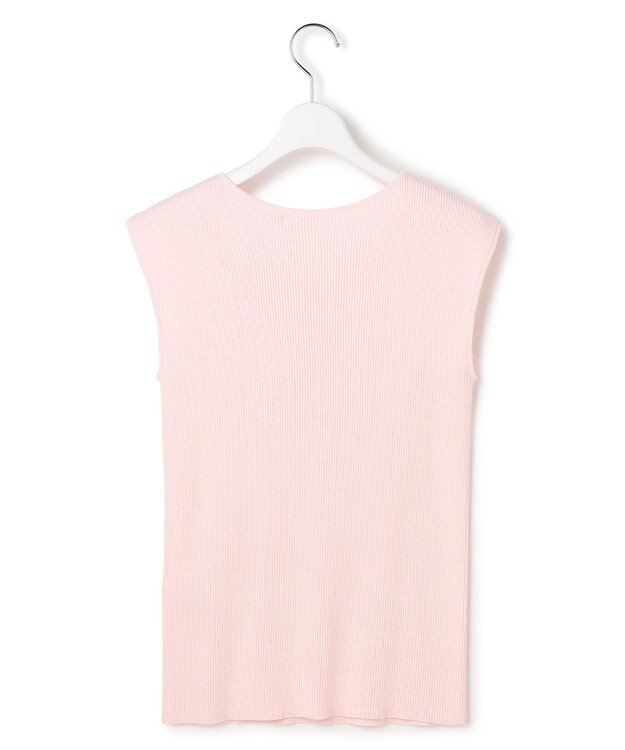 ICB L オーガニックコットン リブニット ライトピンク